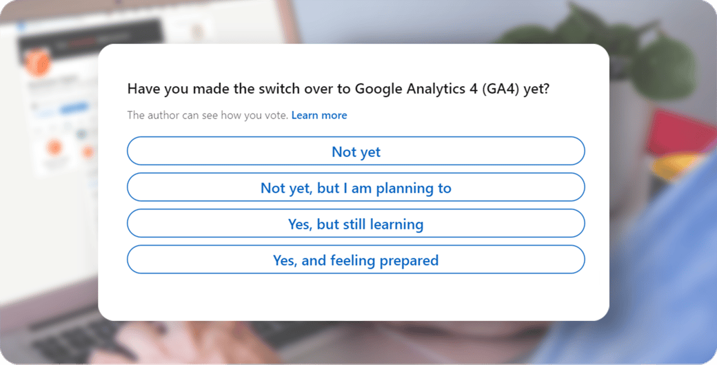 Have you switched to GA4? - Have your say