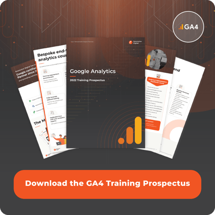 Download GA4 Training Prospectus